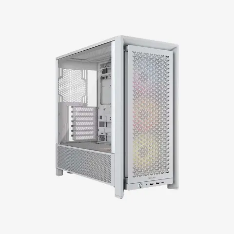Corsair FRAME 4000D RS ARGB Modular Mid Tower PC Case White
