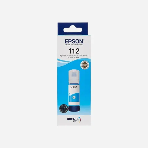 EPSON 112 EcoTank Pigment Cyan ink bottle 70 ml