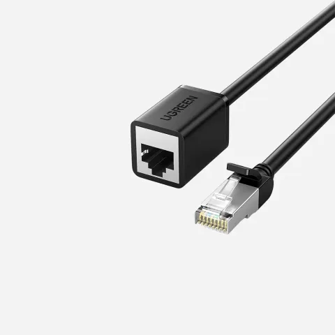 UGREEN 11282 Cat6 3m RJ45 Extender Male to Female Ethernet Cable Black