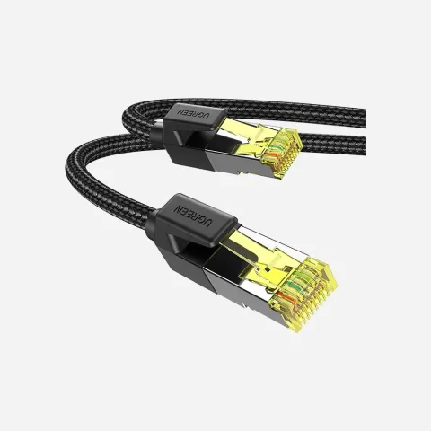 UGREEN 80420 Cat7 0.5m Shielded Round Ethernet Cable Black
