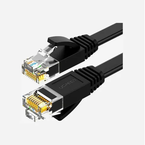 UGREEN 50174 NW102 Cat 6 U/UTP 2m Flat Ethernet Cable Black